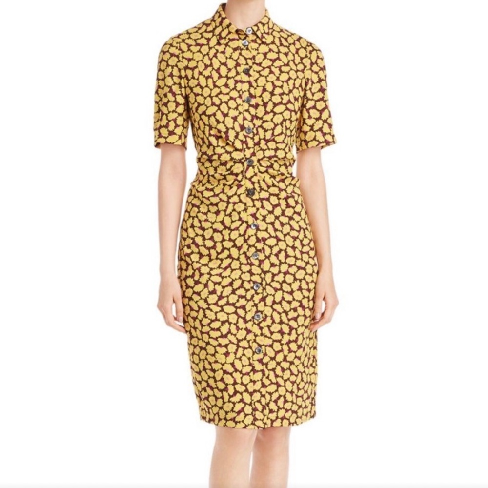 Kate Spade New York Sunny Bloom Button Front Midi Dress SZ 6